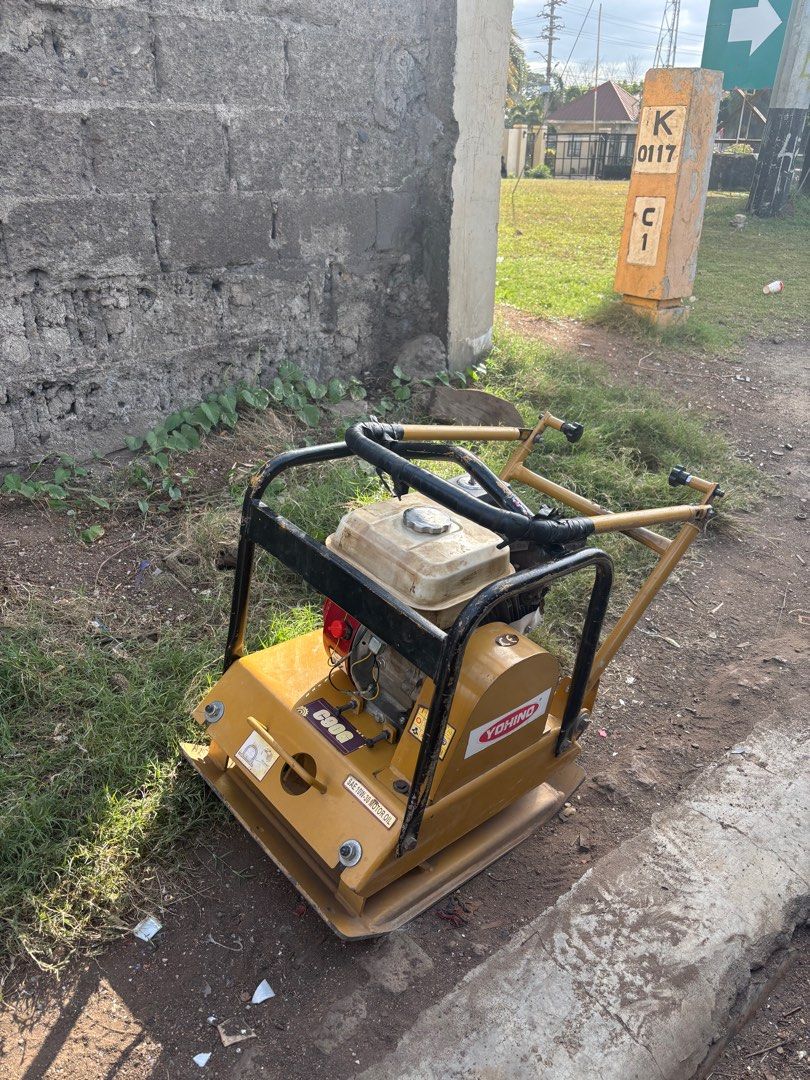 Plate Compactor for Rent (Category: Construction Tools & Equipment) located in Dasmarinas. Submitted by andeleonrocksstonesupply_25 (Listing ID 1355599197, Image 1). Description: Dm us for the price .