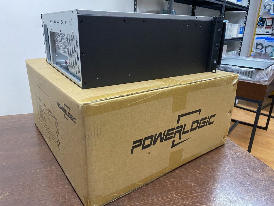 Powerlogic DVR-4U Server Case Rackmount Casing (Category: Computer Parts) located in Pasig City. Submitted by techubstoreandaccessories (Listing ID 1355532973, Image 3). Description: Powerlogic DVR-4U Server Case Rackmount Casing Ready for Pick Up / Delivery ‼️ 📌 DETAILS: ✅Actual Picture Posted. ✅BRAND NEW & ORIGINAL. ✅7 Days Replacement for Factory Defects and 1year Warranty. (Terms and conditions apply) --------------------------------------- 