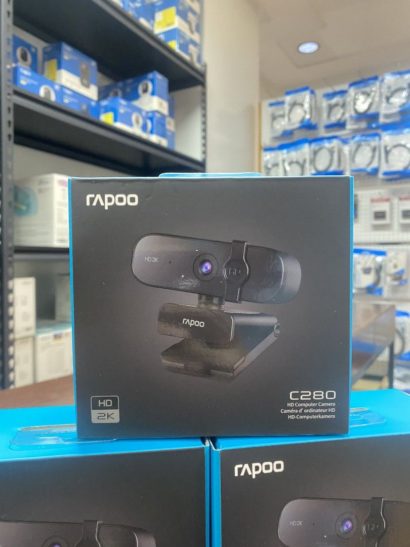 Rapoo C280 1440p Full HD USB Webcam (Category: Webcams) located in Pasig City. Submitted by techubstoreandaccessories (Listing ID 1355537892, Image 2). Description: Rapoo C280 1440p Full HD USB Webcam Ready for Pick Up / Delivery ‼️ 📌 DETAILS: ✅Actual Picture Posted. ✅BRAND NEW & ORIGINAL. ✅7 Days Replacement for Factory Defects and 1year Warranty. (Terms and conditions apply) --------------------------------------- PAYMENTS/DELIVERIES 💸🛵🚘 ✅M
