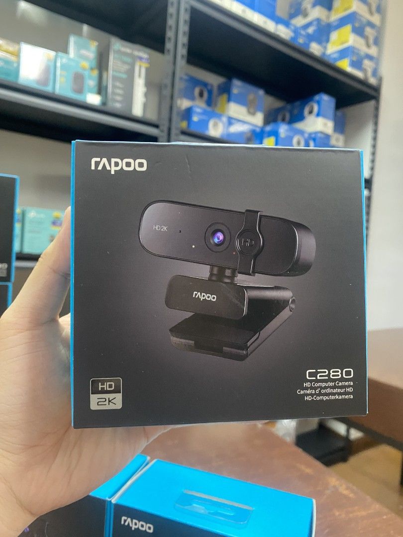 Rapoo C280 1440p Full HD USB Webcam (Category: Webcams) located in Pasig City. Submitted by techubstoreandaccessories (Listing ID 1355537892, Image 1). Description: Rapoo C280 1440p Full HD USB Webcam Ready for Pick Up / Delivery ‼️ 📌 DETAILS: ✅Actual Picture Posted. ✅BRAND NEW & ORIGINAL. ✅7 Days Replacement for Factory Defects and 1year Warranty. (Terms and conditions apply) --------------------------------------- PAYMENTS/DELIVERIES 💸🛵🚘 ✅M