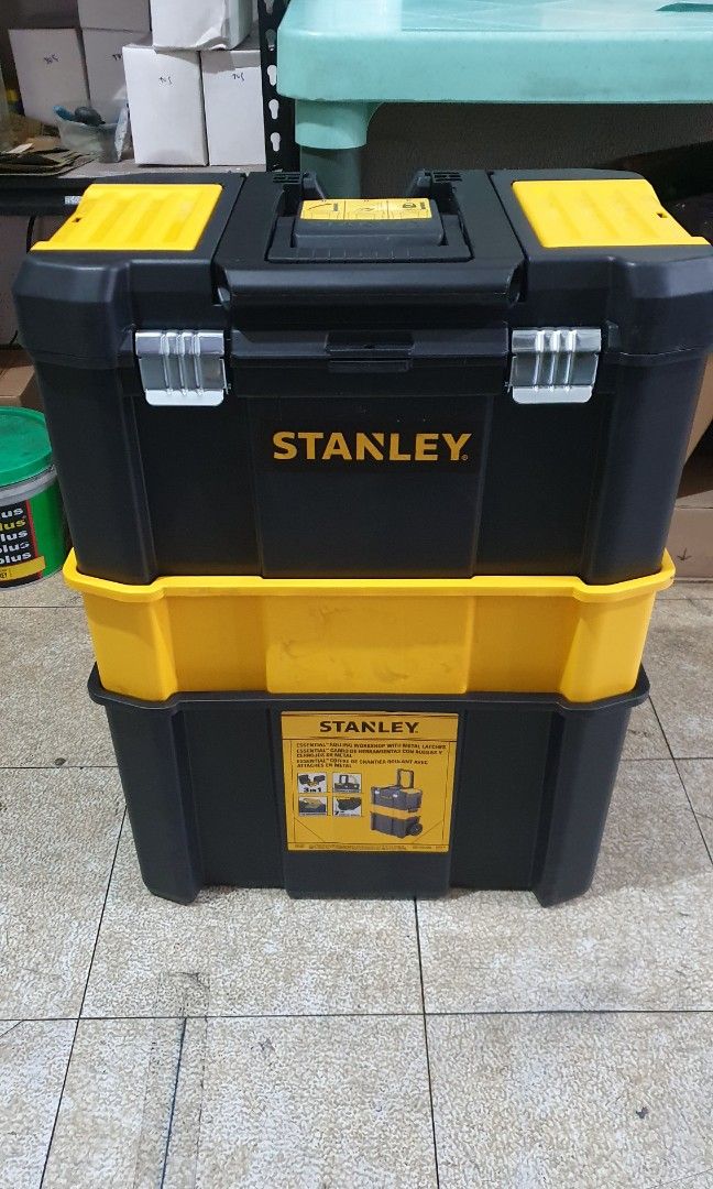 STANLEY 3 in 1 Mobile Tool Box with wheels 80 151 model (Category: Construction Tools & Equipment) located in Manila. Submitted by rikkfitt (Listing ID 1355510449, Image 1). Description: stanley original 3 in 1 mobile tool box with wheels 80 151 model pick up or lalamove 4,995 SRP slightly negotiable.