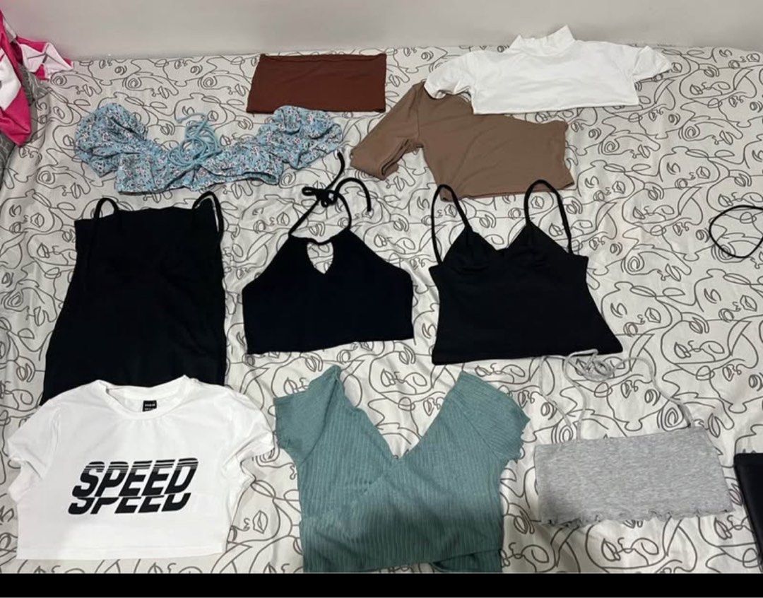 Take All tops and Bottoms (Category: Others Tops) located in Quezon City. Submitted by bea3s (Listing ID 1355521064, Image 1). Description: Take all Size 24-25 S-M.