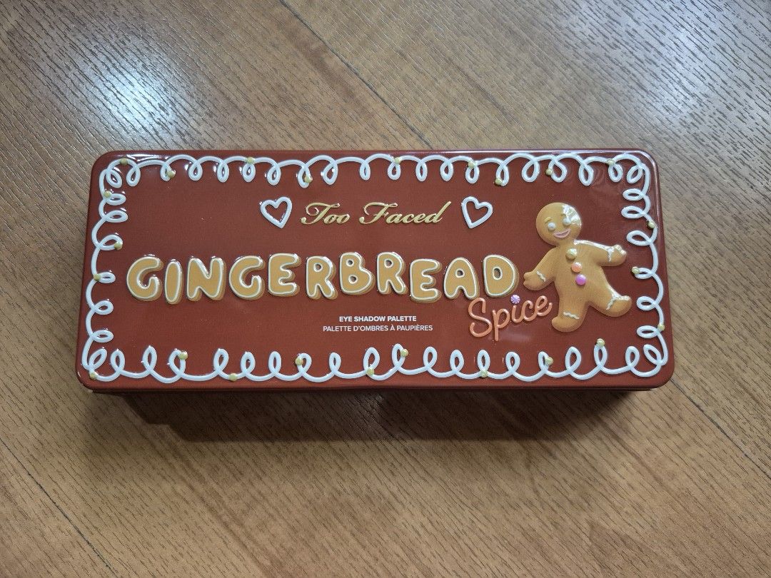 TOO FACED GINGERBREAD SPICE EYE SHADOW PALETTE (Category: Makeup) located in Quezon City. Submitted by purpleskies0122 (Listing ID 1355538323, Image 3). Description: New TOO FACED GINGERBREAD SPICE EYE SHADOW PALETTE.