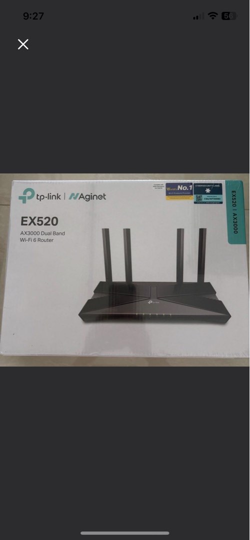 tp link EX520 dual band router, Computers & Tech, Parts & Accessories ...