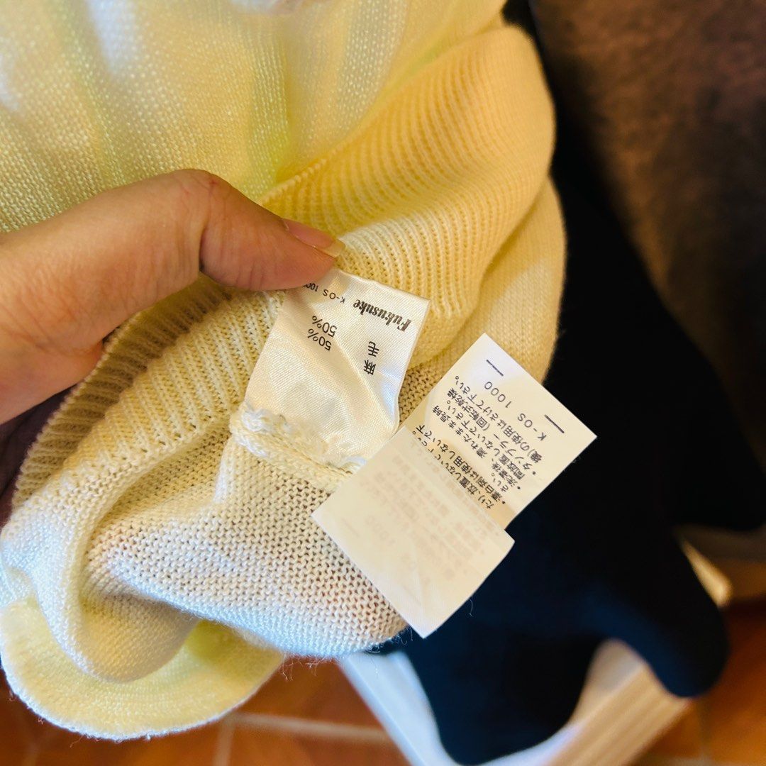 YSL Knitted Vest (Category: Luxury Apparel) located in Baguio. Submitted by luxecycleph (Listing ID 1355527552, Image 3). Description: READ BEFORE OFFER SIZE: 18.5 x 28.5 (stretchy) Medium to Semi-Large CONDITION: Excellent SHOP RULES * payment first (thru gcash only) * pay today, ship the next day (thru j&t) * manage your expectations (items are secondhand & thrifted) * return & refund are only accepted for valid reasons * no bogus buyers- just 