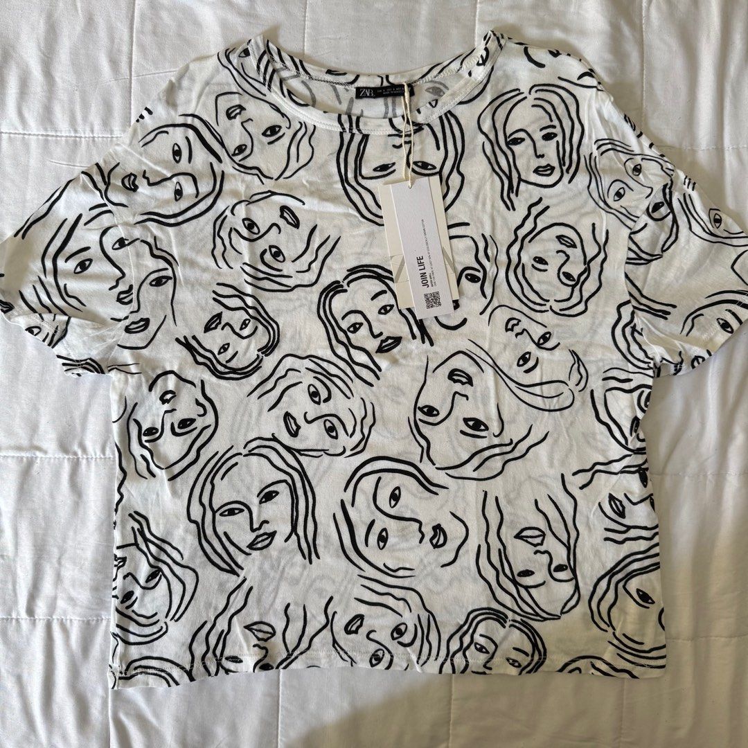 Zara Girl Print TShirt (Category: Shirts) located in Quezon City. Submitted by aakar (Listing ID 1355510785, Image 1). Description: .