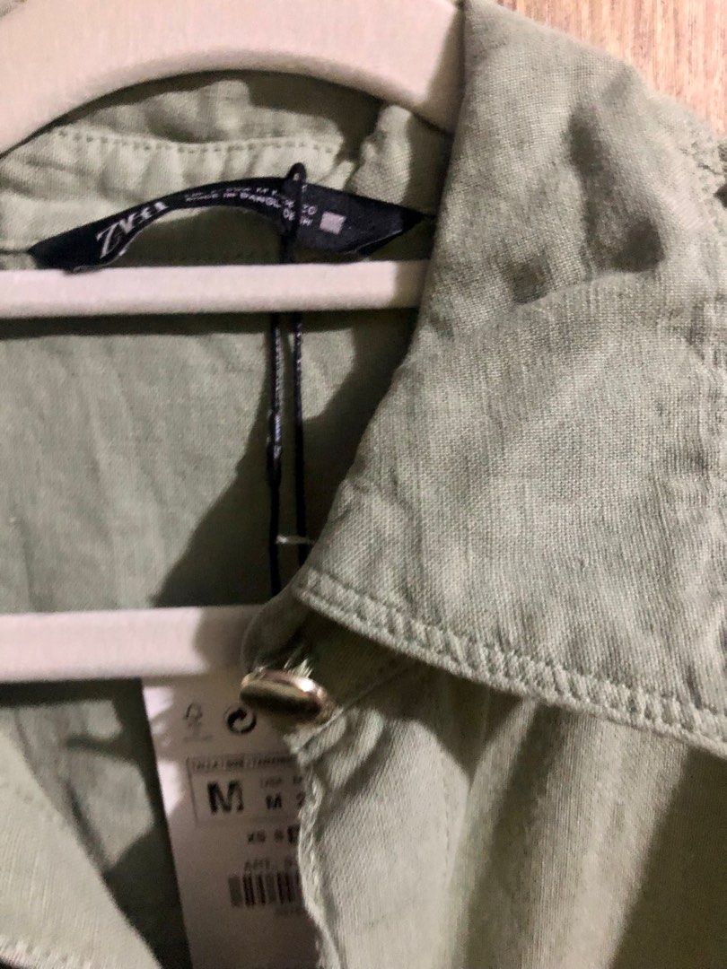 Zara Linen Blend Dress (Category: Dresses) located in Quezon City. Submitted by geohdz (Listing ID 1355627317, Image 2). Description: Slightly negotiable No when worn Store purchased Cool for the summer.
