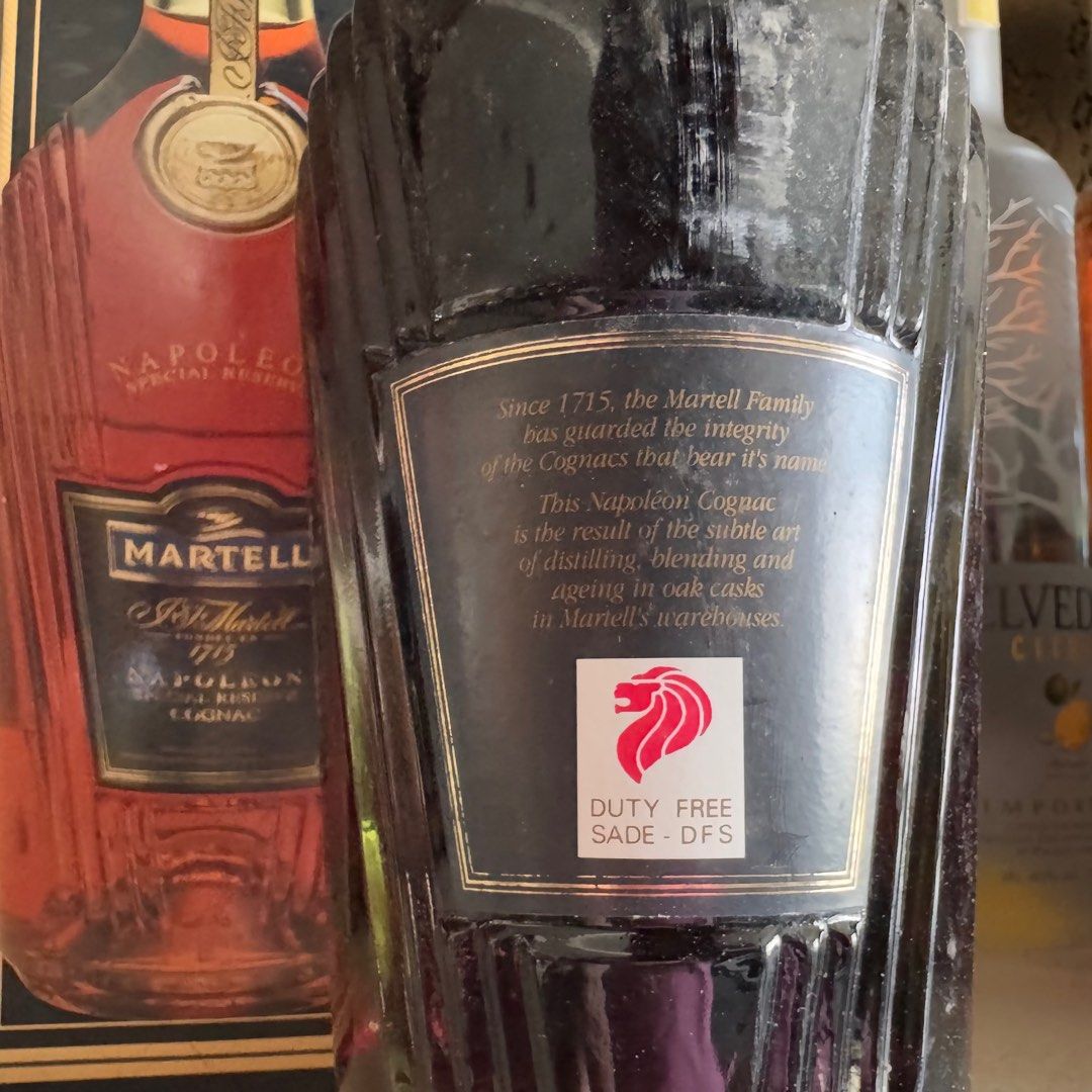 1980s Martell Napoleon Special Reserve XO Cognac – 700ml, Food