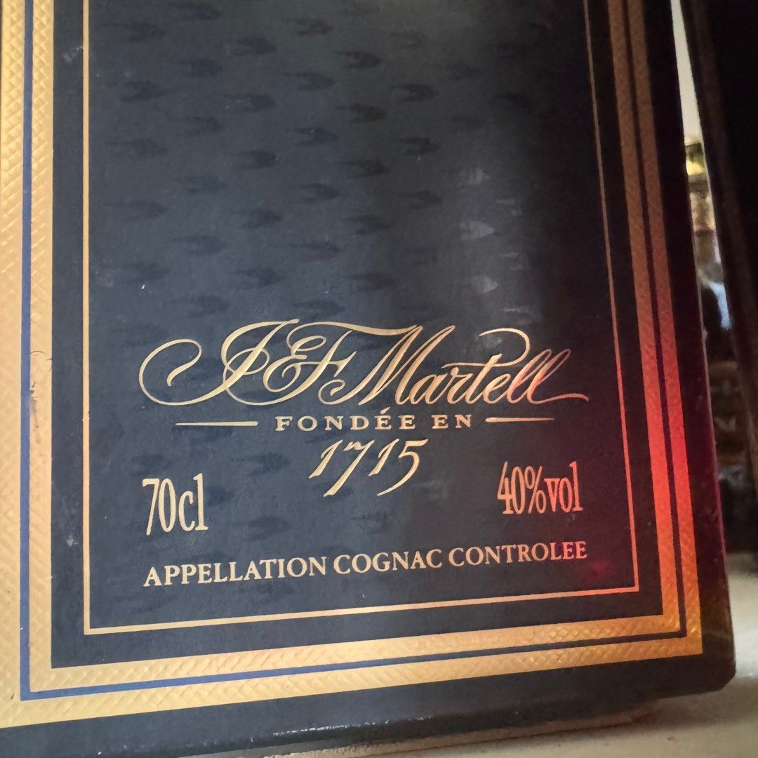 1980s Martell Napoleon Special Reserve XO Cognac – 700ml, Food