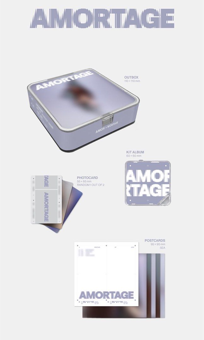 預購]Blackpink jisoo-Mini Album AMORTAGE(韓國2月中推出