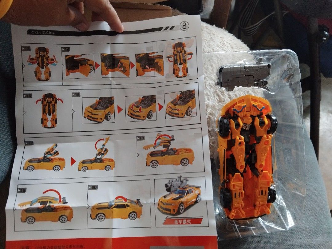 Gundam bumblebee (Category: Gundam & Model Kits) located in Muntinlupa City. Submitted by hiedyofilada7 (Listing ID 1350940328, Image 3). Description: goood condition may box papo cya.