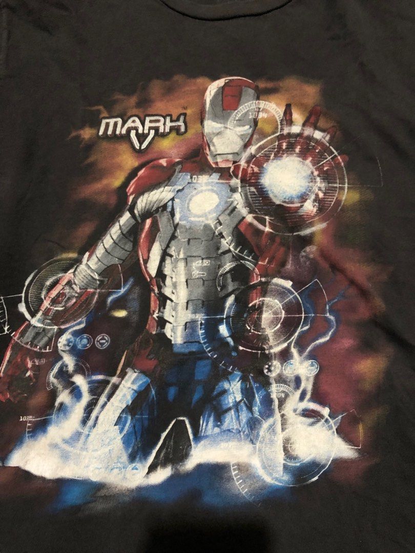 IRON MAN MARK V (Category: Tshirts & Polo Shirts ) located in Manila. Submitted by simplify98 (Listing ID 1351039936, Image 2). Description: IRON MAN MARK V IRON MAN OFFICIAL PRINTED TAG 21x26 NO ISSUE COLOR RATE: 8/10.