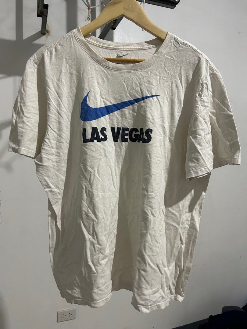 LAS VEGAS NIKE SHIRT (Category: Tshirts & Polo Shirts ) located in Tarlac. Submitted by clydeascope (Listing ID 1351046179, Image 1). Description: SIZE: 20X27 MEDUIM CONDITION: 9/10 ISSUE/S: NEED WASH STRAIGHT FROM BALE NEGOTIABLE FOR SURE BUYERS! **LIGHTING MAY AFFECT THE COLOR OF THE SHIRT/ITEM**.