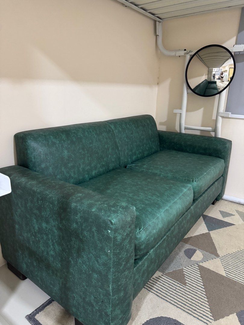 Sofa (Category: Sofas) located in Marikina City. Submitted by haponezza (Listing ID 1351051306, Image 2). Description: 2-3 seater Slightly nego for sure buyer only. What you see is what you get! .