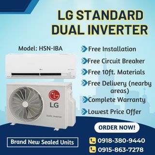LG STANDARD DUAL INVERTER SPLIT TYPE AIRCON