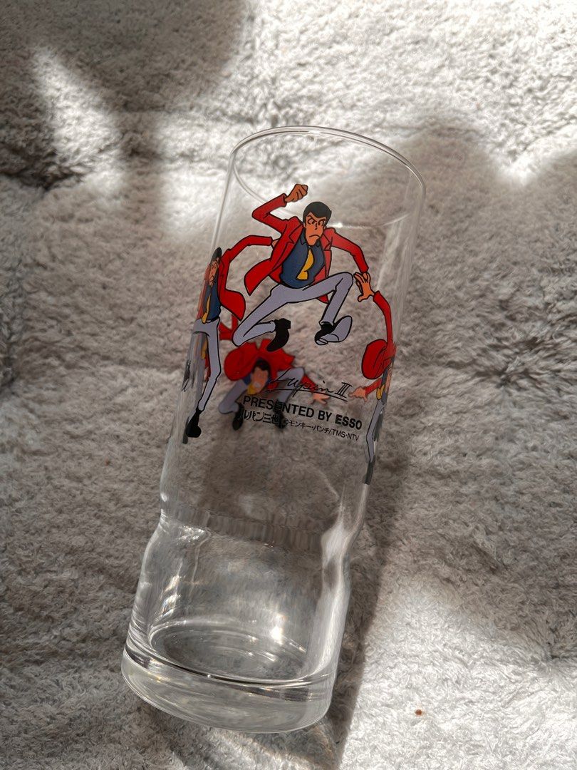 Lupin III Original Glass (Category: Vintage Collectibles) located in Pasig City. Submitted by 3mjcharmsnplushies (Listing ID 1350912091, Image 2). Description: Lupin the third original glass from Japan! Box not in perfect condition, glass itself is flawless! MoP: payment first via gcash MoD: JnT + Sf c/o buyer DM for inquiries #vintage #collectibles #lupinthethird #lupin #japanclassic.