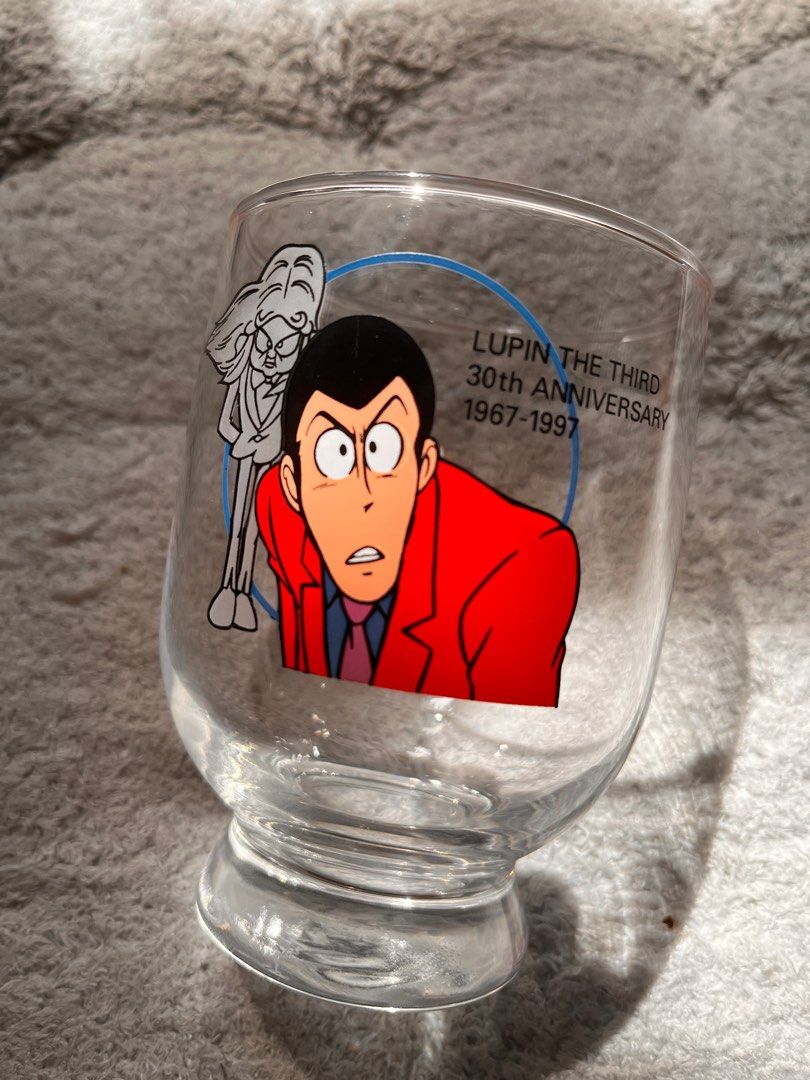 Lupin The Third 30th anniversary edition (Category: Vintage Collectibles) located in Pasig City. Submitted by 3mjcharmsnplushies (Listing ID 1350911111, Image 2). Description: Grab this Lupin the third vintage glass collection from Japan!! Box not in perfect condition, glass itself is flawless! MoP: payment first via gcash MoD: JnT + sf c/o buyer DM for inquiries! See you in my DM!! ☺️ #Lupinthethird #memorabilia #vintage #collectibles.