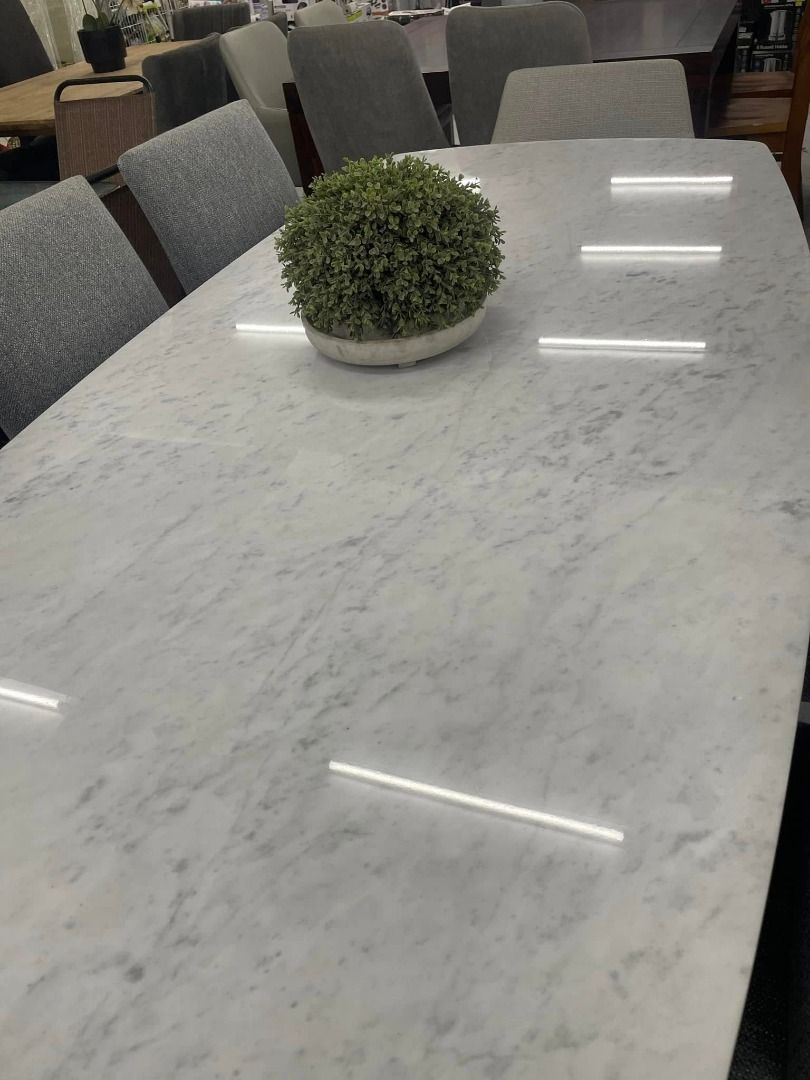 ✨Marble Top Dining Table 8 Seater✨ (Category: Tables & Sets) located in Muntinlupa City. Submitted by aussie.surplustore (Listing ID 1350920883, Image 3). Description: ✨Marble Top Dining Table 8 Seater✨ 📏Dimensions: 210cm (length) x 105cm (width) x 76cm (height) 📌Price (Table only): P35,000 📌Price (Chair, each): P5,500 ❗❗1 unit only❗❗ Surplus from Australia We are available online and thru our physical store located at: 👉MUNTINLUPA For more i
