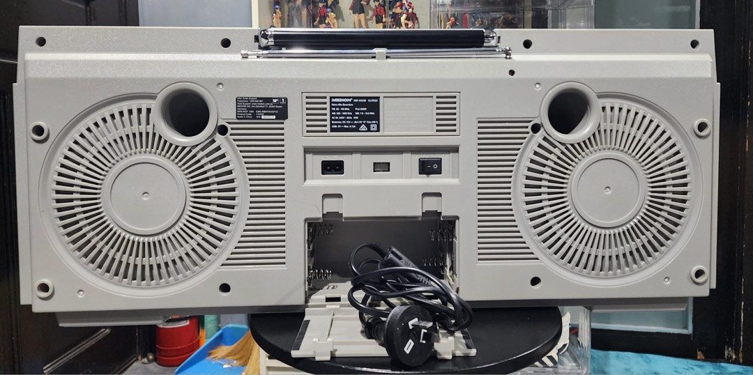 Medlion 80s Boombox (Category: Portable Music Players) located in Quezon City. Submitted by kanjoshashinka (Listing ID 1351037621, Image 2). Description: For Sale Medlion 80s Boombox - opened for testing - no box -all working 4,900 Timog QC.