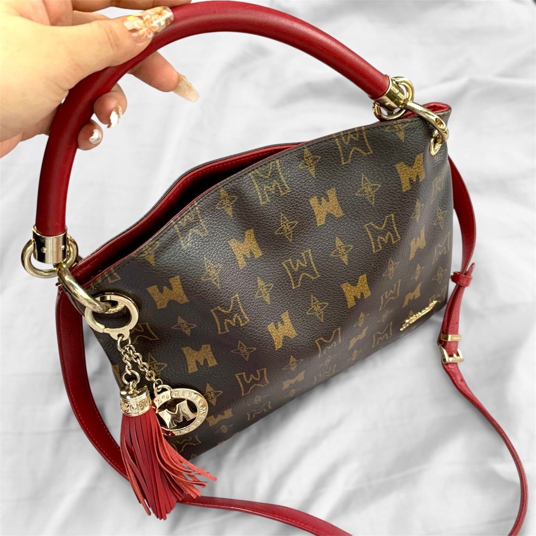 Metro City 2-way Sling/Handbag (Category: Luxury Bags & Wallets) located in Bulacan. Submitted by sweetmarijane (Listing ID 1351037744, Image 2). Description: ~ Color: 2 toned brown/red ~ Personal Collection ~ Rare finds ~ Like new ~ No flaws, no issue, no rubs 💛Guaranteed Authentic 🧡Please no lowballing! 🤎All the details are in the photos 🤎This is not a brand new product, manage your expectations—preloved pieces may show signs of wear.