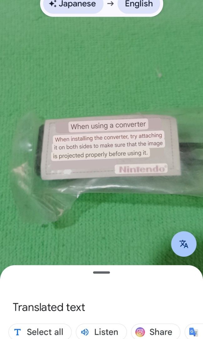 NINTENDO FAMICOM Converter (Category: Nintendo) located in Tabaco. Submitted by fritznicoleshoppe (Listing ID 1350977099, Image 3). Description: NINTENDO FAMICOM Converter. Made in Japan. Last photo is yours, FREE!♥️ *untested. selling as is. buy at your own risk.