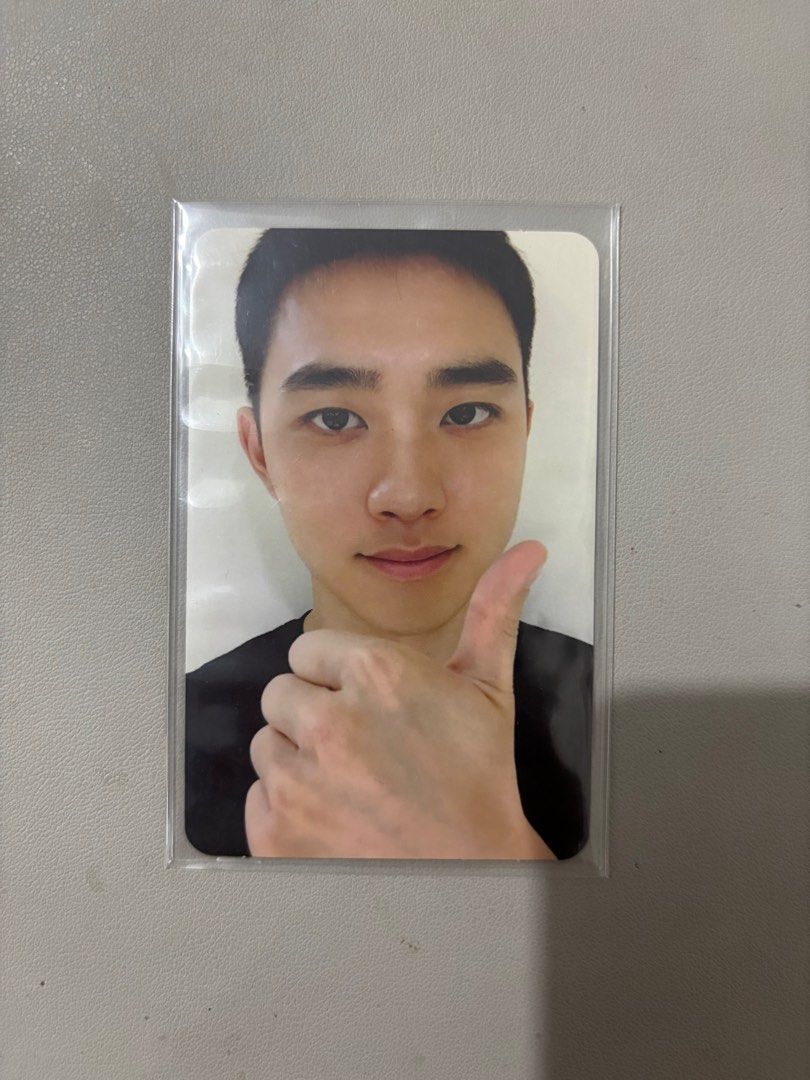 [ON HAND] EXO DO KYUNGSOO PHOTOCARD (Category: K-Wave Merchandise) located in Las Pinas. Submitted by milkiberrie (Listing ID 1350989951, Image 3). Description: PRICES: KOKOBOP PC- SOLD DO 1ST ALBUM PC- SOLD KYUNGSOO THUMBS UP PC- 200 • good condition •can send more pictures if SURE BUYER •from my personal collection •rfs: need funds • payment via gcash or bpi only •shipping via j&t or SDD from las piñas.