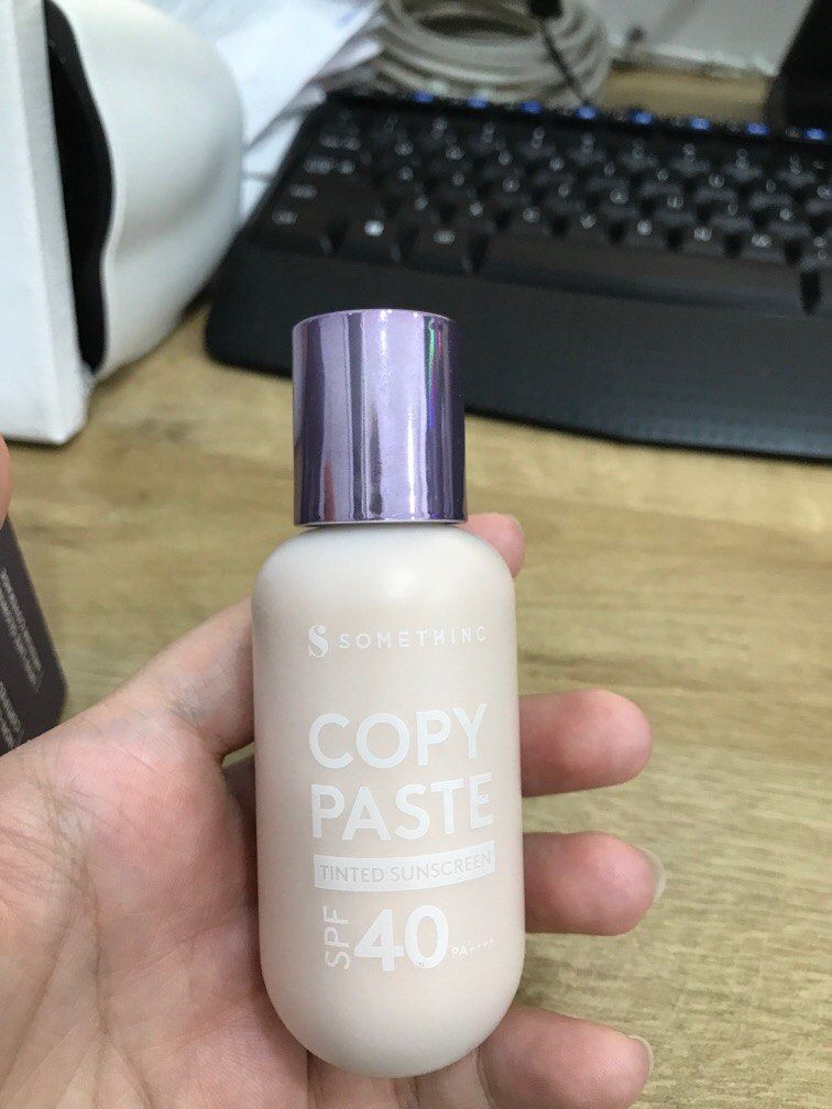 ORIGINAL 100% SOMETHINC Copy Paste Tinted Sunscreen SPF 40 PA++ 50ml ...