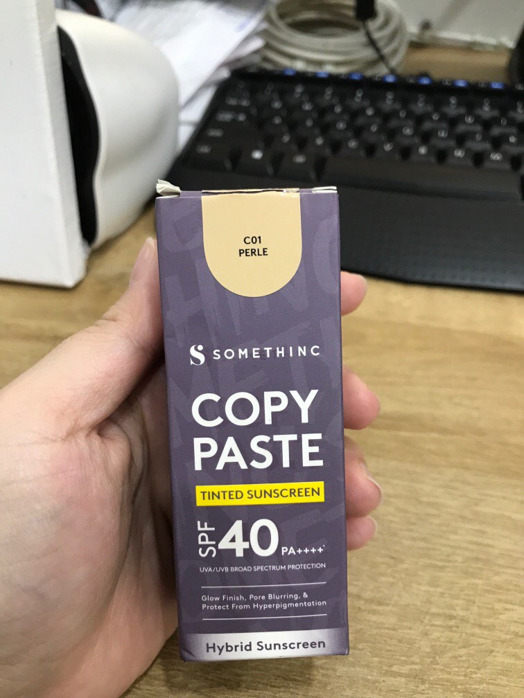 ORIGINAL 100% SOMETHINC Copy Paste Tinted Sunscreen SPF 40 PA++ 50ml ...