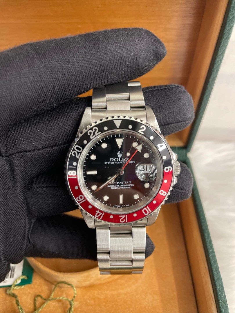 Original Rolex GMT II Coke year 1998 (Category: Luxury Watches) located in Paranaque City. Submitted by glenjonluxuryfinds2 (Listing ID 1350971250, Image 1). Description: Complete Full set with box, certificate.. .