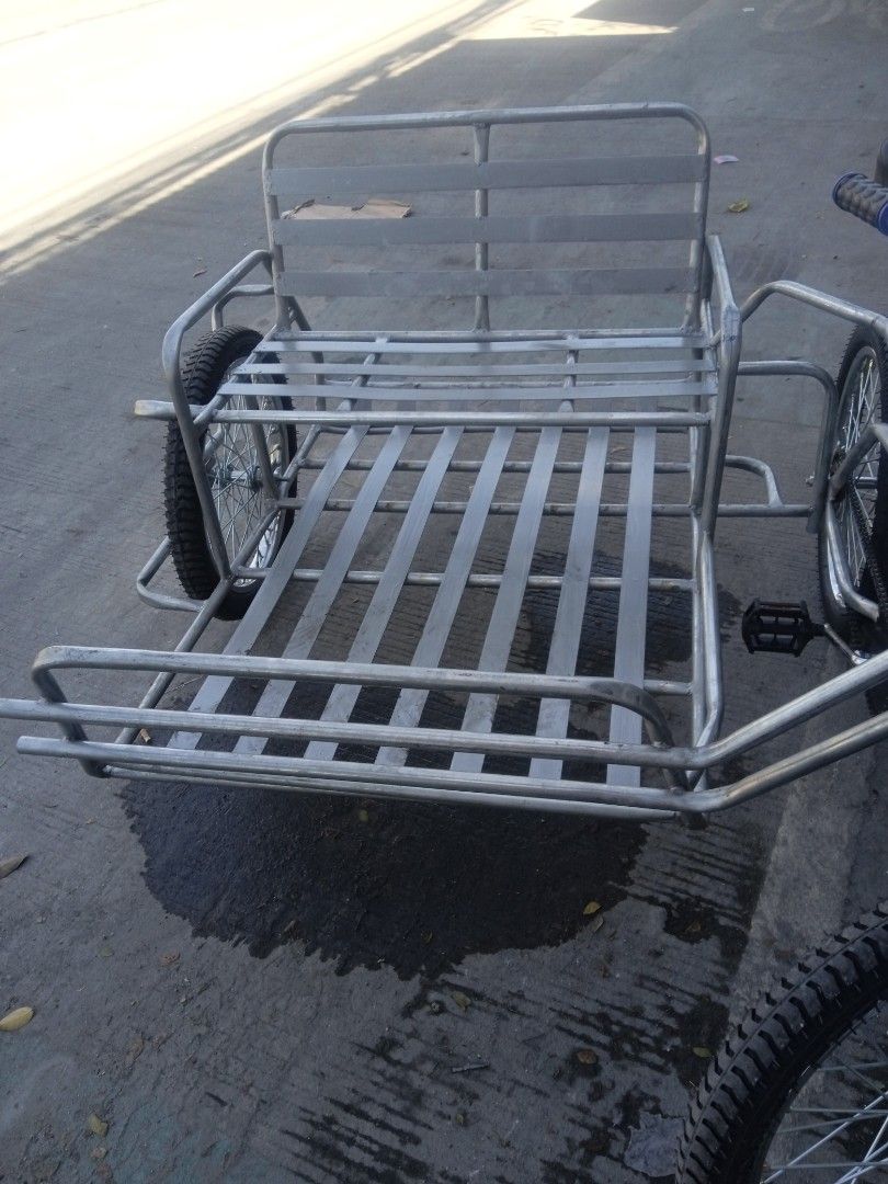 passenger pedicab sidecar for sale (Category: Bicycles) located in Manila. Submitted by rionava (Listing ID 1350962771, Image 2). Description: For sale passenger sidecar with bike brand new ready to use for orders and other inquiries just contact the seller serious and interested parties only will entertained..