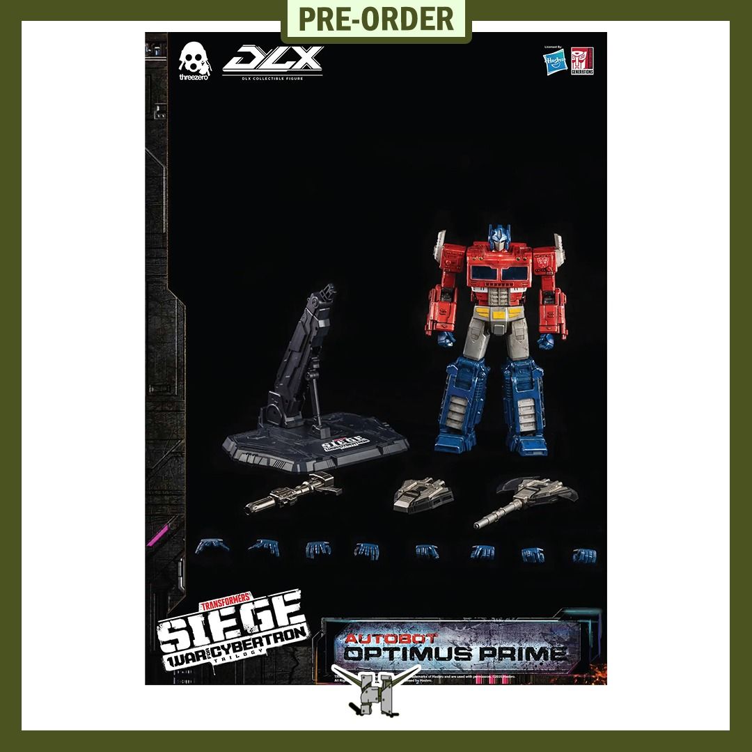 PRE-ORDER!! Transformers: War for Cybertron Trilogy - DLX Optimus Prime (Category: Figurines & Statues) located in Quezon City. Submitted by figsnkits (Listing ID 1351048944, Image 1). Description: PRE-ORDER!! Threezero: Transformers: War for Cybertron Trilogy - DLX Optimus Prime Pre-order price: Php 9,540 Min. DP: Php 2,400 (new) Php 1,400 (return customers) SRP: Php 10,600 Deadline: Mar 24, 2025 or until PO slots are full Estimated Time of Arri