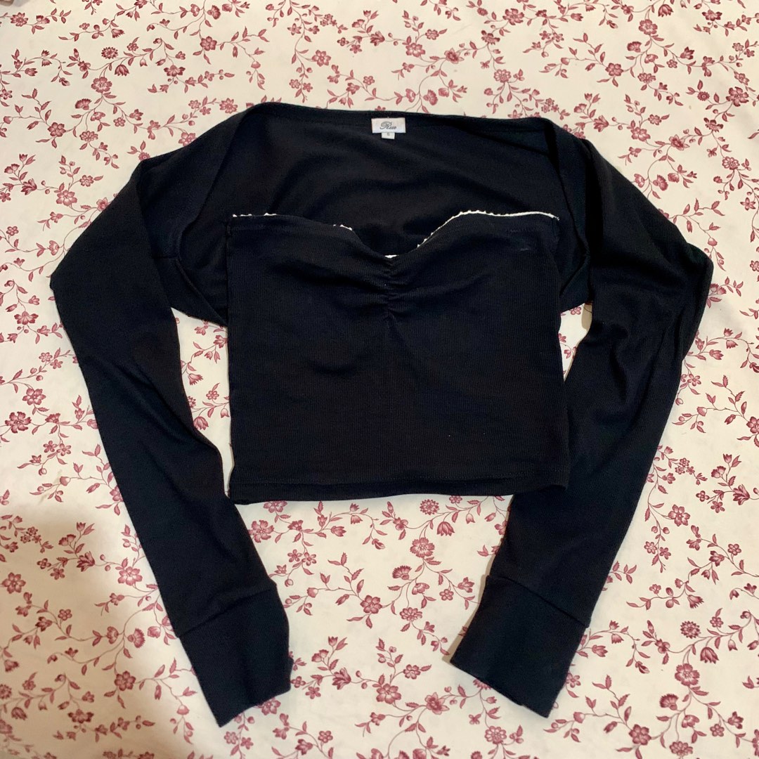 PRIMROSE TOP / / RUE Top Bolero Set Kemben Basic Atasan Y2K studio rue ...