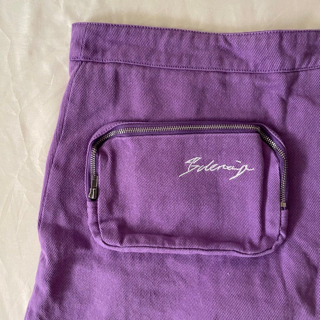 Purple Y2K Pleated Skirt (Category: Skirts) located in Mandaluyong City. Submitted by mikeylestrange (Listing ID 1351021268, Image 3). Description: Fits S-M.