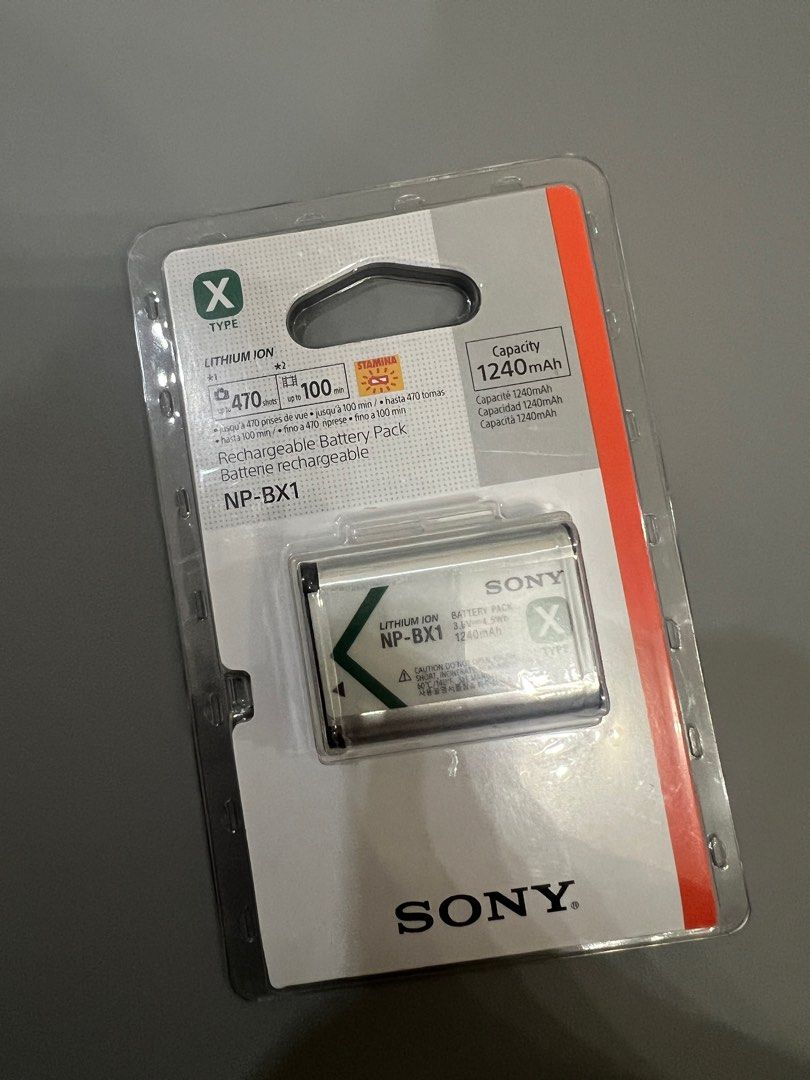 Sony NP-BX1 Battery (Brand New) (Category: Batteries & Chargers) located in Manila. Submitted by estai (Listing ID 1351074441, Image 1). Description: Brand New Sony Battery NP-BX1 .
