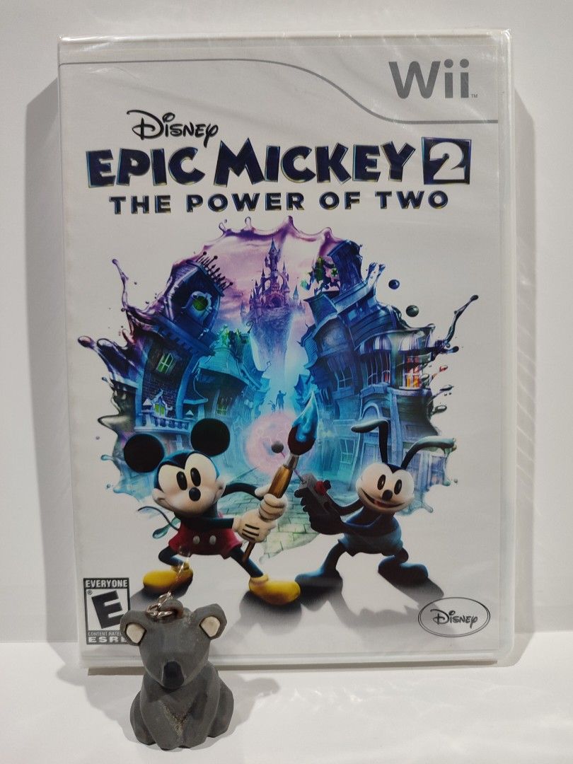 Wii - Epic Mickey 2 (BRAND NEW) "NTSC" (Category: Nintendo) located in Mendez-Nunez. Submitted by sf2_gameshop (Listing ID 1351008568, Image 1). Description: PLEASE READ: Wii units are region-locked. Make sure that your system is a US console for the game to be played. CONDITION: a brand new item and sealed (Y-fold) GENRE: Platform, action-adventure MODE: 1 to 2 players REGION: NTSC - US VOICE: English IN-GAME TEXT: English Feel free to chat for 