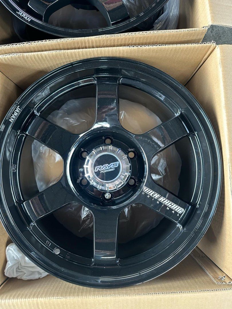 17” TE37 Design code ZR041 Black Mags 6Holes pcd 139 Bnew (Category: Mags and Tires) located in Quezon City. Submitted by mindanaotyrehaus (Listing ID 1351136818, Image 2). Description: 4pcs 17” TE37 Rays Design code ZR041 Gloss Black mags Brandnew 6 Holes pcd 139 x9 width /offset 12 sold as set 4Pcs for 28,000 pesos mags only *price may change without prior notice *txt or call us to check availability * fix price * Cash transaction/ GCash/ Payma