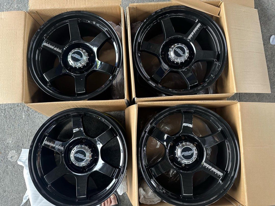 17” TE37 Design code ZR041 Black Mags 6Holes pcd 139 Bnew (Category: Mags and Tires) located in Quezon City. Submitted by mindanaotyrehaus (Listing ID 1351136818, Image 1). Description: 4pcs 17” TE37 Rays Design code ZR041 Gloss Black mags Brandnew 6 Holes pcd 139 x9 width /offset 12 sold as set 4Pcs for 28,000 pesos mags only *price may change without prior notice *txt or call us to check availability * fix price * Cash transaction/ GCash/ Payma