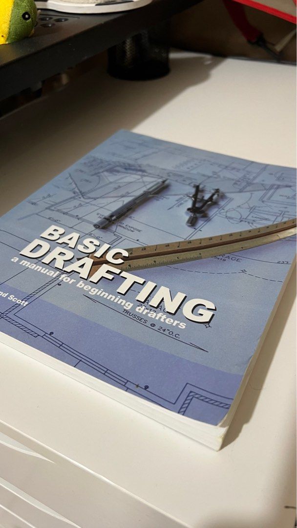 [BUNDLE] ARCHITECTURE AND DRAFTING BOOK (Category: Textbooks) located in Manila. Submitted by decluttering2026 (Listing ID 1351241214, Image 3). Description: About the books: BASIC DRAFTING - This book meets the requirements for a High School or College beginning drafting class. Written in an easy-to-follow approach, it can be used for individual study or class-room setting to prepare the student for advanced board drafting or CAD drafting. The b