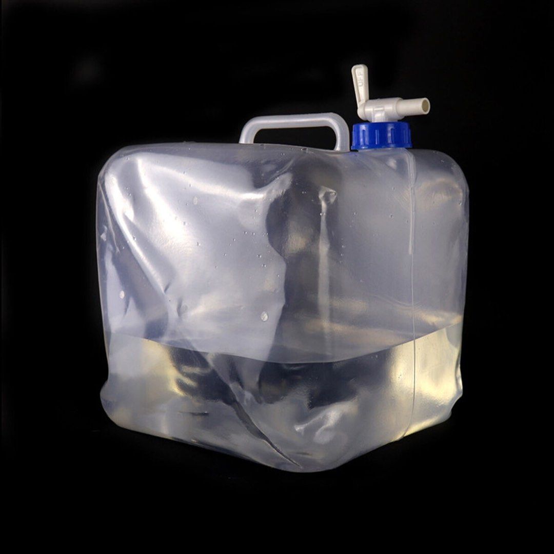 COLLAPSIBLE WATER BAG/CONTAINER 5Liters (Category: Water Bottles & Tumblers) located in Batangas. Submitted by rnd_collectibles08 (Listing ID 1351246554, Image 2). Description: 💧 Collapsible Water Bag Perfect for Travel and EMERGENCY💧 • Compact & space-saving • Durable with easy-pour spout • Great for camping, road trips, and home use Limited stock! Grab yours now! 📩.