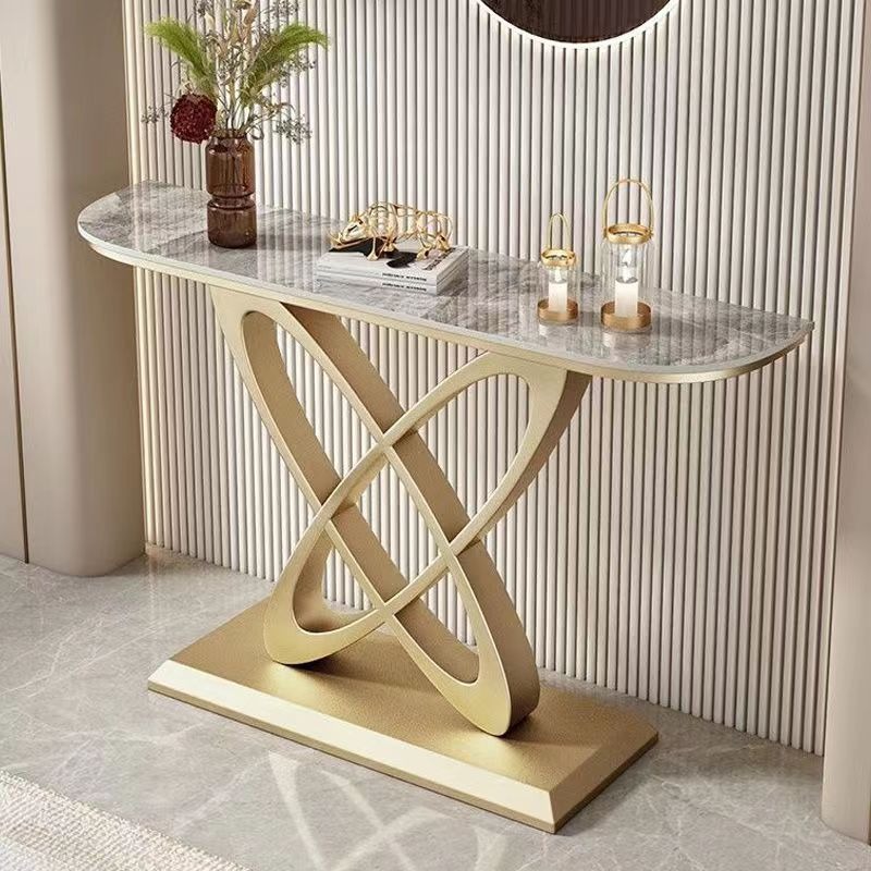 Entrance Table/Sintered Stone(Glossy)/Long Entrance Table/Living room ...