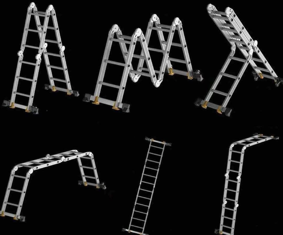 foldable ladder (Category: Ladders & Steps) located in Manila. Submitted by asstditems (Listing ID 1351086410, Image 2). Description: 4.7 M LADDER SIZE ：128 CM X 38 CM（FOLDED） GOOD QUALITY Same day delivery via Lalamove Location: Manila Mop: Cod/Gcash payment.