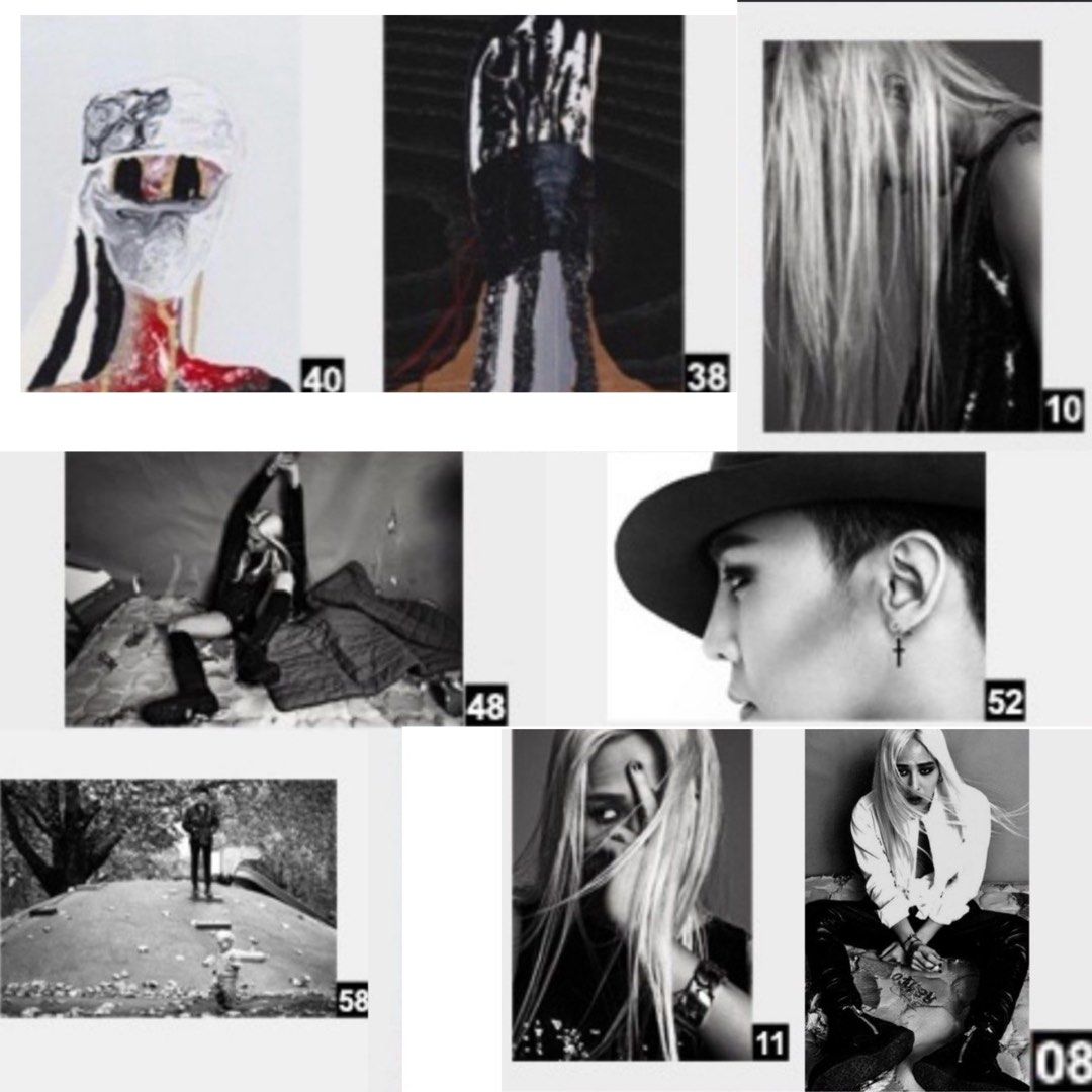 G-DRAGON SPACE 8] The Exhibition Special Edition Photo *Numbered 