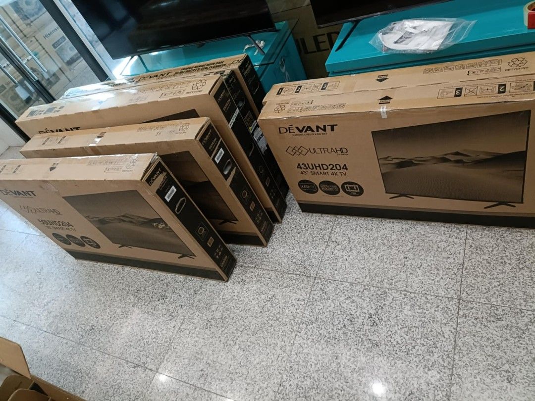 Hisense and devant brandnew tv (Category: TV) located in Manila. Submitted by ash.brielle (Listing ID 1351214159, Image 2). Description: ➡️ DEVANT & HISENSE SMART TV ➡️ WITH WALL BRACKET ✅ ➡ WITH WARRANTY RECEIPT ➡️ BRANDNEW ✅ ➡️ w/ WARRANTY PARTS & SERVICE ( Home service ) ➡️ 7 DAYS REPLACEMENT ( Factory defect ) ➡️ Mode of payment ➡️ CASH PAYMENT/ GCASH / BANK TRANSFER ✅ ➡️ WE OFFER CASH ON DELIVERY ‼️ ✅SAME DAY DELIVERY ➡️ PM ME FOR MORE DETAI