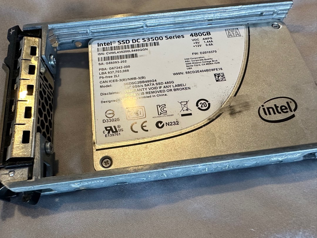 INTEL SOLID STATE DRIVE DC S3500 SERIES INTERNAL 2.5", Computers & Tech ...
