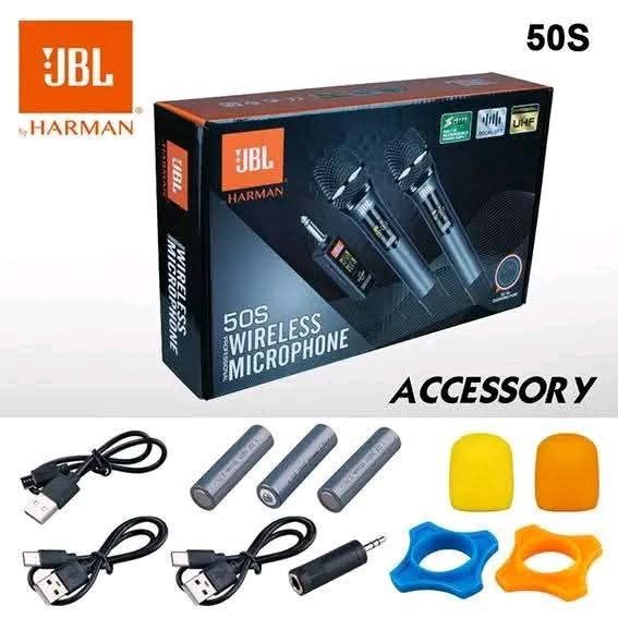 Jbl 50S wireless rechargable mic (Category: Microphones) located in Manila. Submitted by minidivisoria (Listing ID 1351251191, Image 2). Description: Onhand Onahand Onhand‼️ JBL Wireless micrphone for sale ‼️ Make the best memories with your family!! - 2 Microphone Wireless -Easy to use -Brandnew -Free battery DM ME.