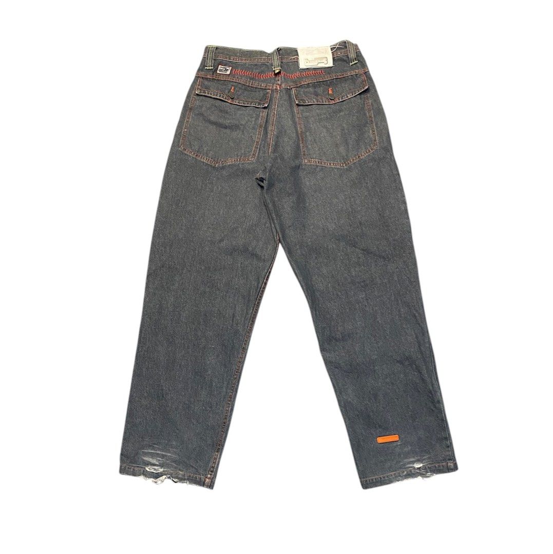 Johnny Blaze Y2k Pants (Category: Jeans) located in Leganes. Submitted by anything_goesph (Listing ID 1351214778, Image 1). Description: 32 waist 43 lenght 9.5 opening 13 thigh see photos for details.