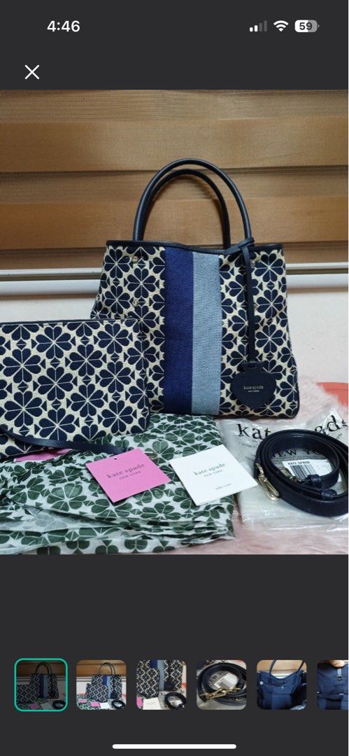 Kate Spade Everything Jacquard Crossbody Bag Medium (Category: Cross-body Bags) located in Manila. Submitted by definitelyjoyce (Listing ID 1351155720, Image 1). Description: Original Used a few times Pm me for actual photos Message me for faster transaction here 09178670217 Can do meet up at preferably Landers Otis Robinsons Otis Near Banawe QC UCC Banawe Starbucks Banawe.