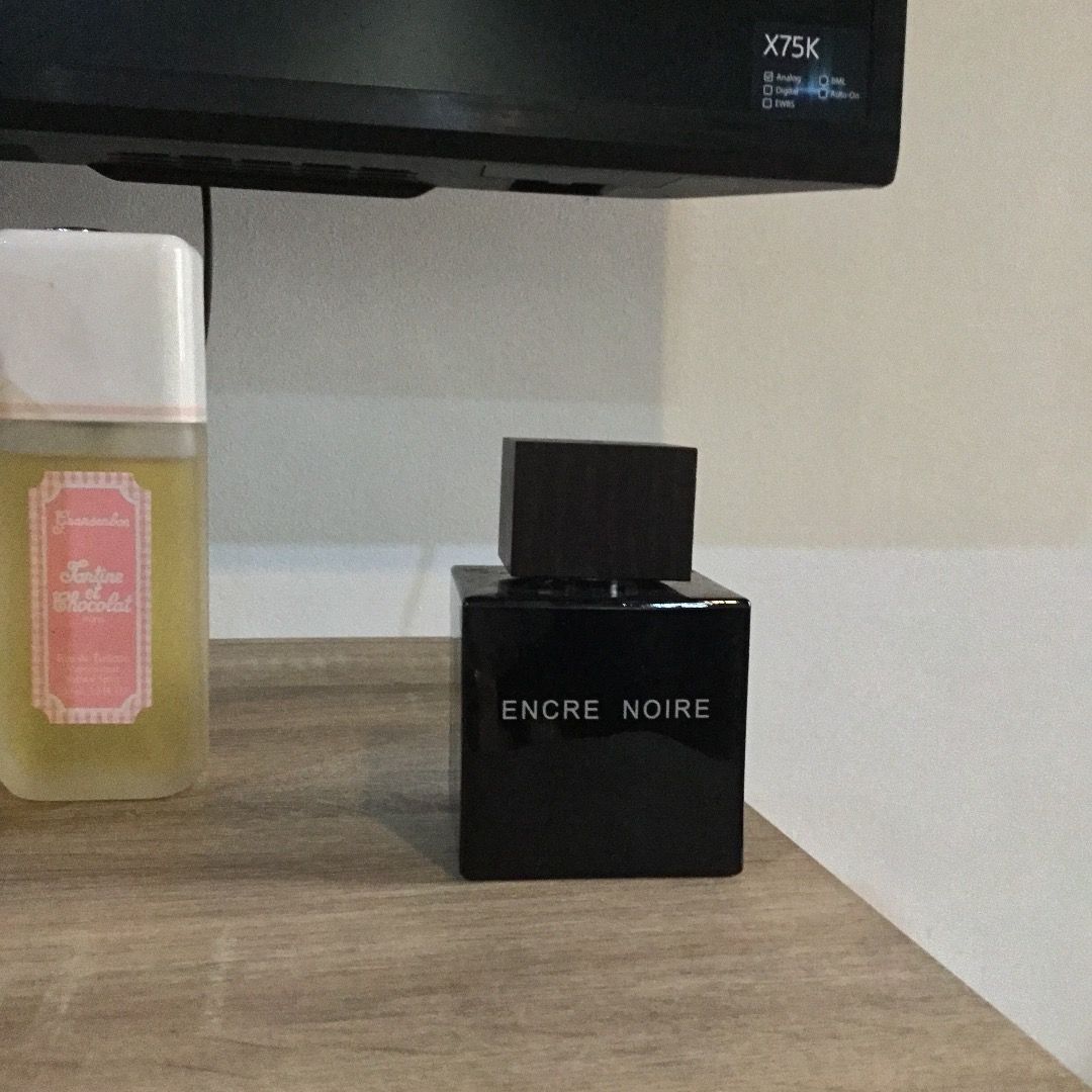 Lalique - Encre Noire (100ml) (Category: Fragrance & Deodorants) located in Quezon City. Submitted by jendp1702 (Listing ID 1351081841, Image 1). Description: Lalique - Encre Noire (100ml, sprayed once or twice) --with box --guaranteed authentic, bought in the US Buyer to shoulder SF from Makati or to pick-up in Makati. Thank you..