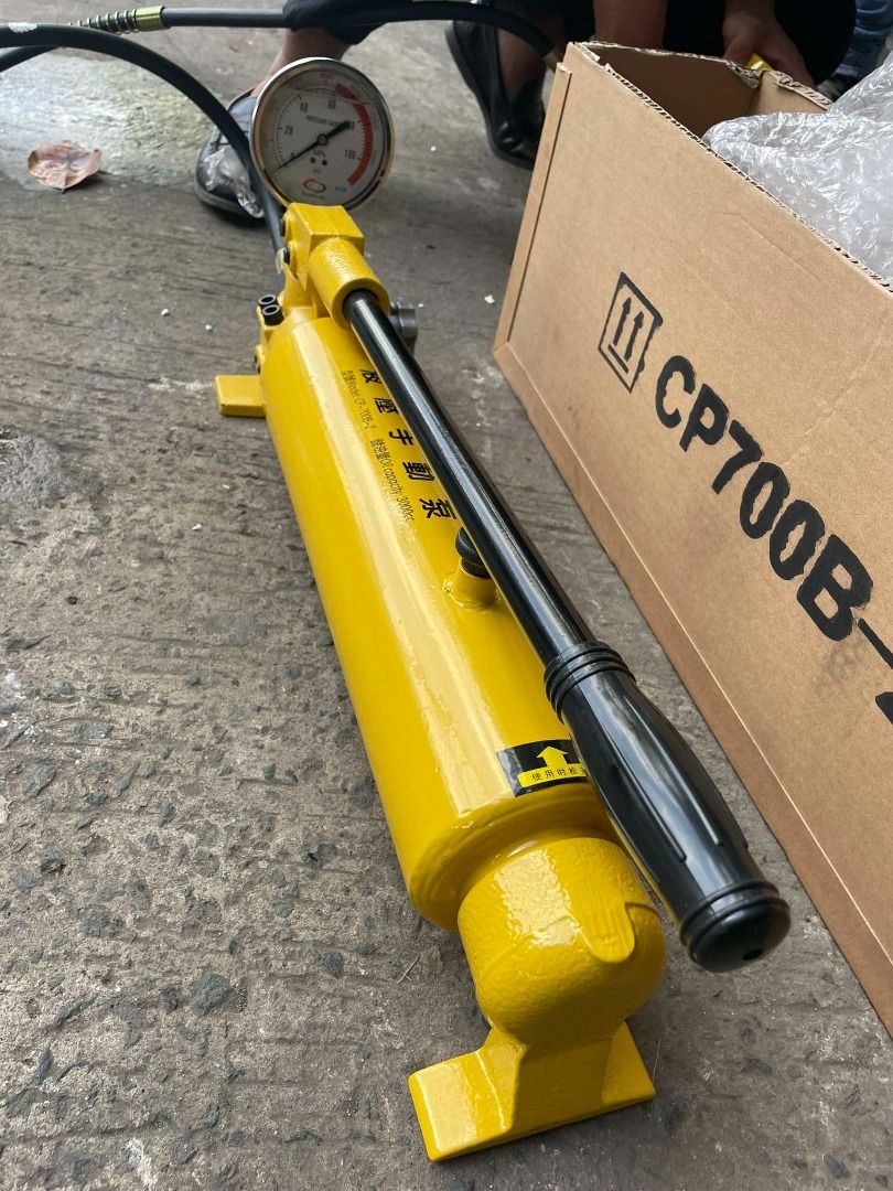 Manual Hydraulic Hand Pump (Category: Construction Tools & Equipment) located in Manila. Submitted by 09150361920ronvillaflor (Listing ID 1351089753, Image 1). Description: Manual Hydraulic Hand Pump Model: Cp-700-2 with gauge 20000 For inquiries GLOBE:📞 ☎ 0⃣9⃣1⃣5⃣0⃣3⃣6⃣1⃣9⃣2⃣0⃣ :📞 ☎ 0⃣9⃣1⃣5⃣0⃣3⃣6⃣1⃣9⃣2⃣0⃣ Email me@ 📫 📑 r-o-n-.-h-a-y-a-i-@-g-m-a-i-l.c-o-m Check my Carousell: https://www.carousell.ph/u/ronvillaflor0/ PRICE MAY CHANGE WITHOUT P