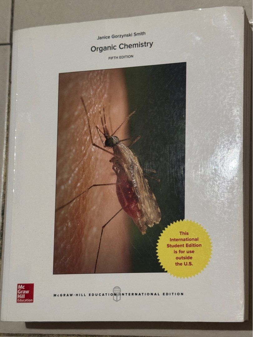 [Smith] Organic Chemistry 5th Ed. (Category: Textbooks) located in Manila. Submitted by ronnievee (Listing ID 1351087085, Image 1). Description: Selling my undergraduate organic chemistry book. I bought it for 3,890 pesos last 2023 around Recto. Has pencil marks in some pages (less than 15 pages) but overall, the book is still in good condition. Price is negotiable and shipping will be shouldered by the buyer. .